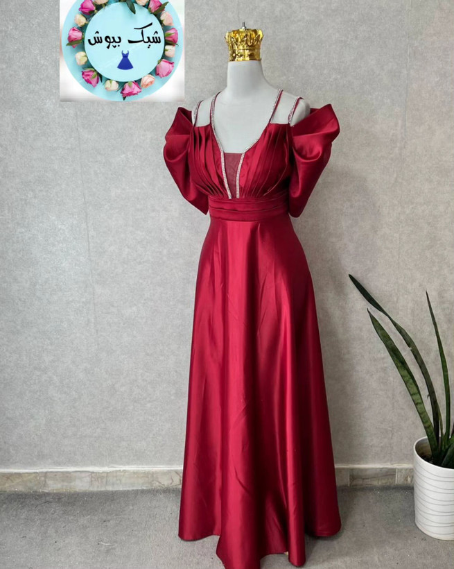 پیراهن مجلسی زنانه ساتن آمریکایی