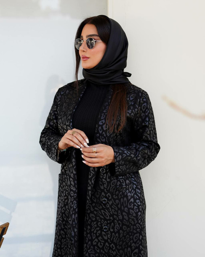 پالتو بلند سوییت طرحدار سایز ۳۶ تا ۴۶