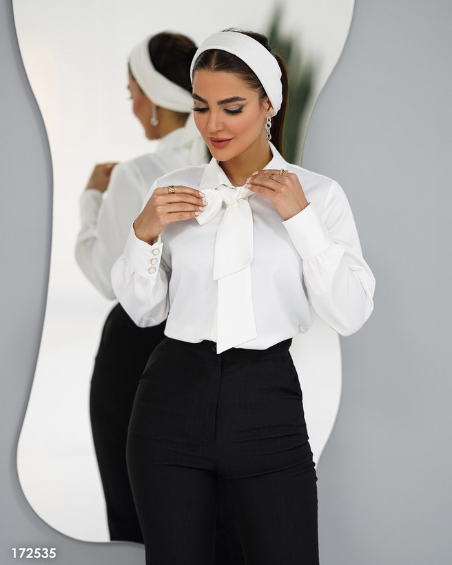 شومیز ساتن زنانه ۱۴۱۱