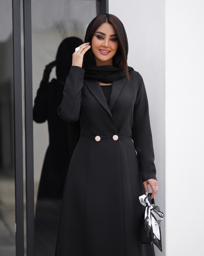 مانتو کلوش بلند زنانه مزونی