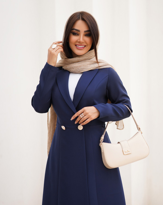 مانتو کلوش بلند زنانه مزونی
