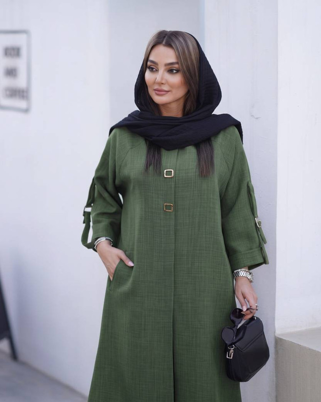 مانتوزنانه آستین گت