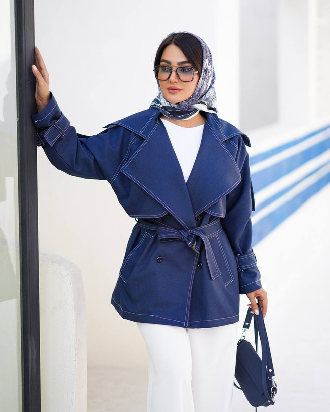 بارونی کوتاه زنانه آستر دار
