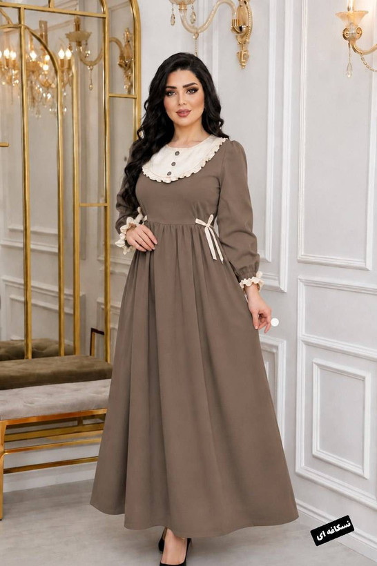 پیراهن عروسکی بلند زنانه