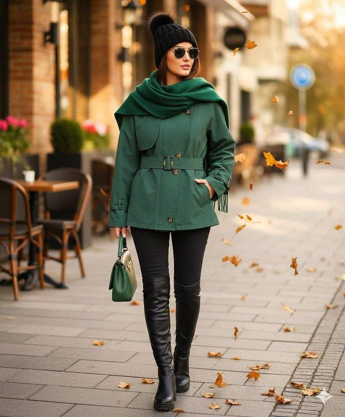 ترنچ کتکوتاه زنانه جنس کتان زارا
