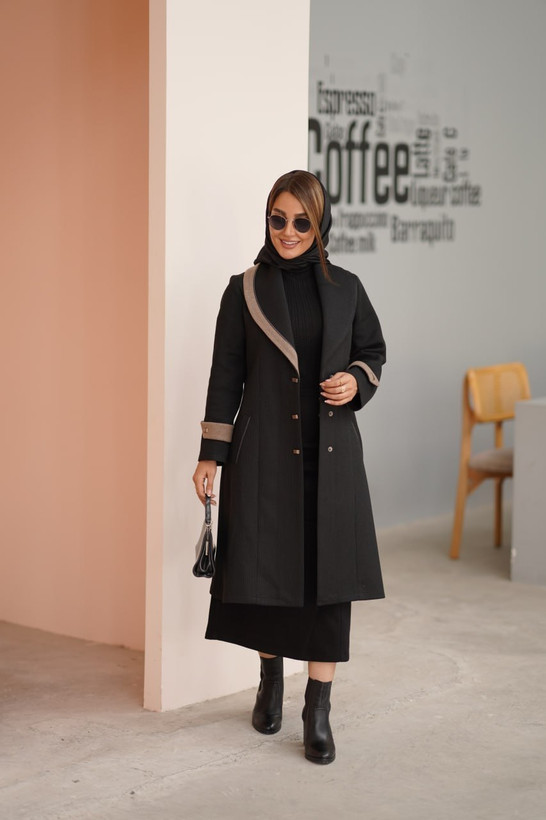 پالتو بلند زنانه سایز ۴۲ تا ۵۲